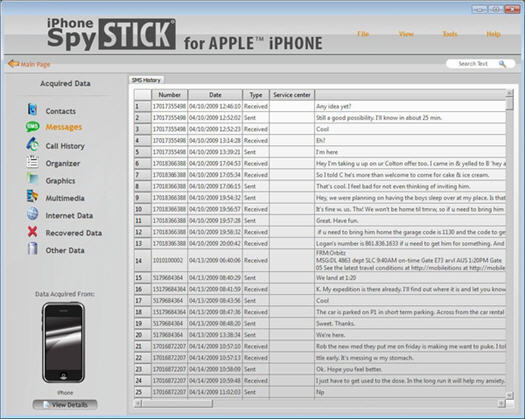 irecovery Spy Gadget für iPhone