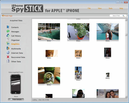 irecovery Spy Gadget für iPhone