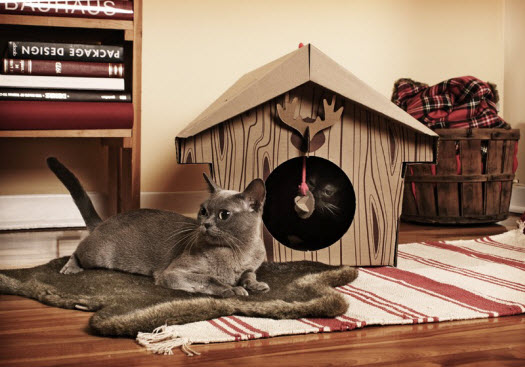 Kanadisches Chalet für Katzen von Loyal Luxe