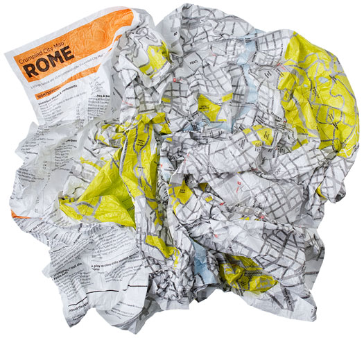 Crumpled City Maps Roma