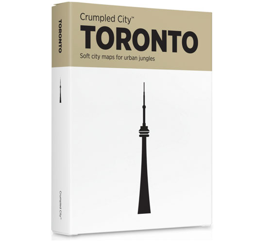 Crumpled City Maps Toronto