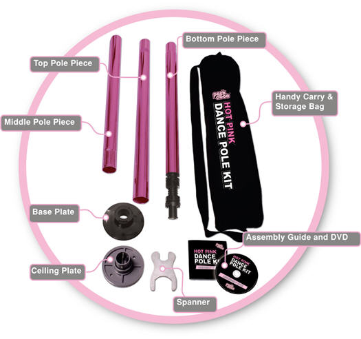 Pinke Tanzstange - Pink Pole