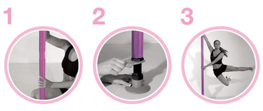 Pinke Tanzstange - Pink Pole