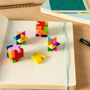 3D Puzzle Erasers