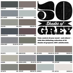 Poster 50 Nuances de Gris