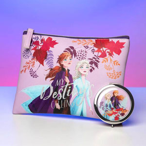 Pochette Trucco e Specchio Frozen II