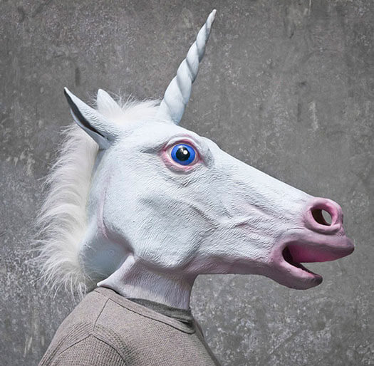 Einhorn Maske