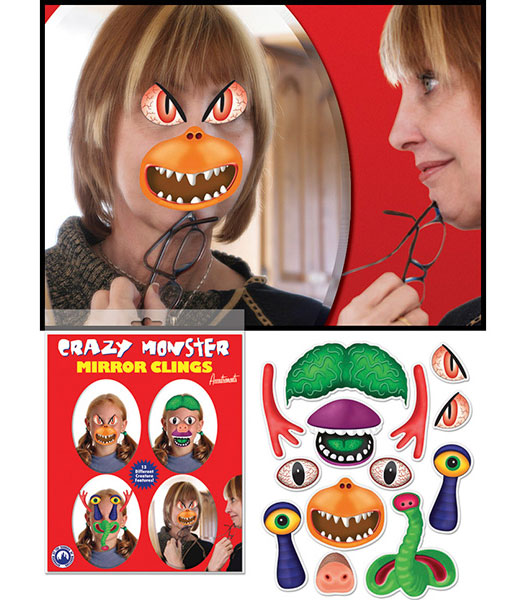 Mirror Clings Crazy Monster