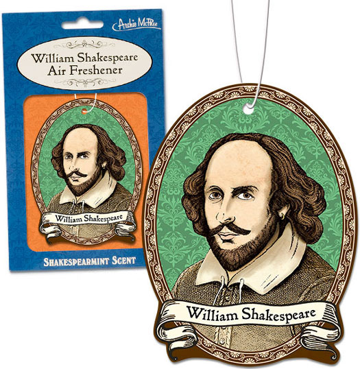 William Shakespeare Air Freshener
