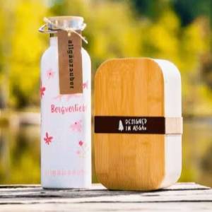 Bergverliebt Thermos Bottle & Lunch Box