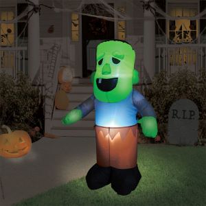 Inflatable Light Up Zombie