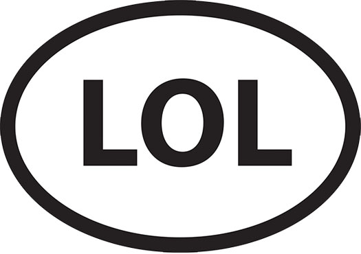 Sticker Magntique pour Auto - LOL