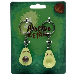 Kawaii Avocado Keyrings