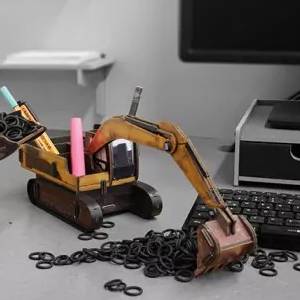 Excavator Pencil Box