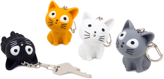 Schlsselanhnger Katze mit Sound