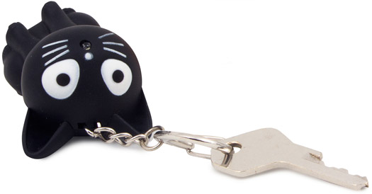 Schlsselanhnger Katze mit Sound