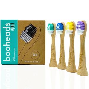 Booheads Bamboo Electric Toothbrush Heads