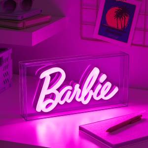 Lampada con logo di Barbie