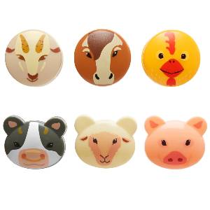 Farm Animal Bag Clips