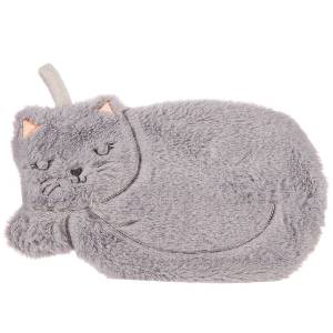 Borsa Acqua Calda Gatto Grigio