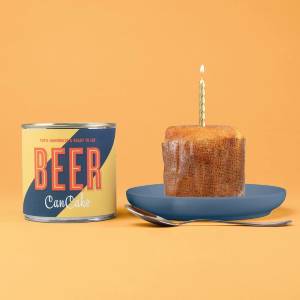 Beer Can Cake