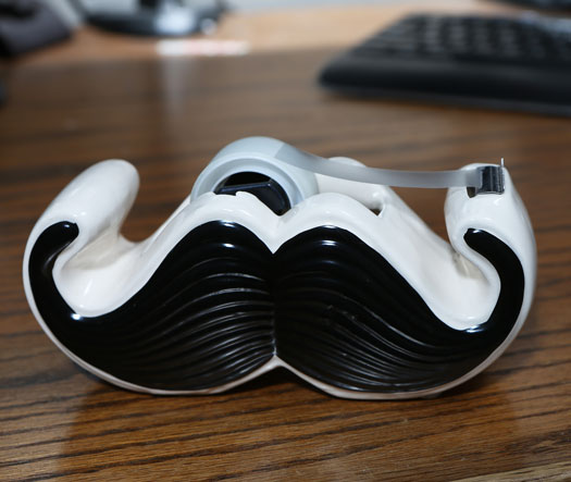 Mustache Tape Dispenser