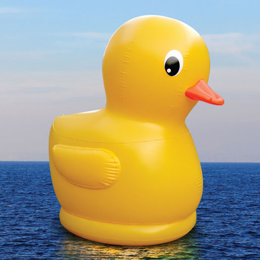 Les Indispensables de l'Et ! Canard de Bain Gonflable Gant