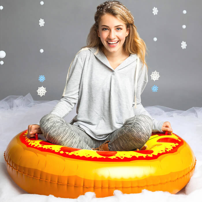 Pizza Snow Tube