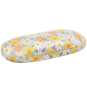 Blue Daisy Glasses Case