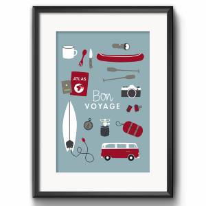 Bon Voyage Art Print