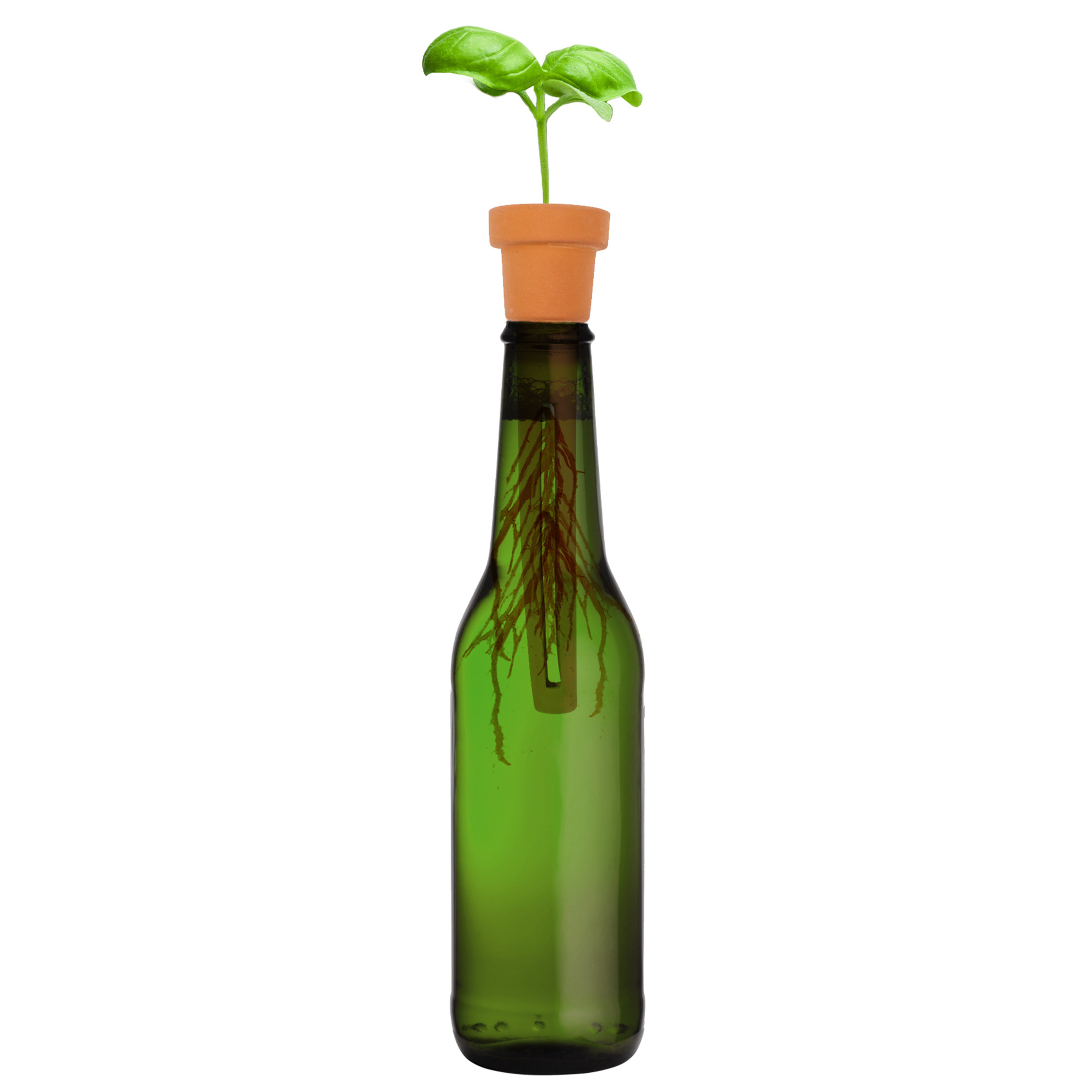 Bottle Top Herb Planters