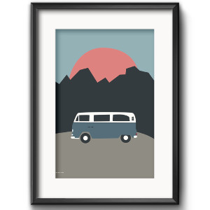 Campervan Art Print