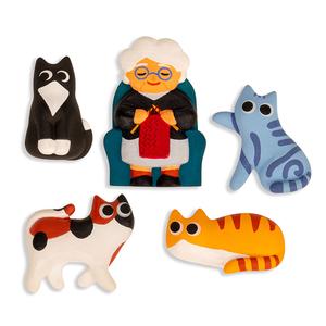 Cat Lady Magnete