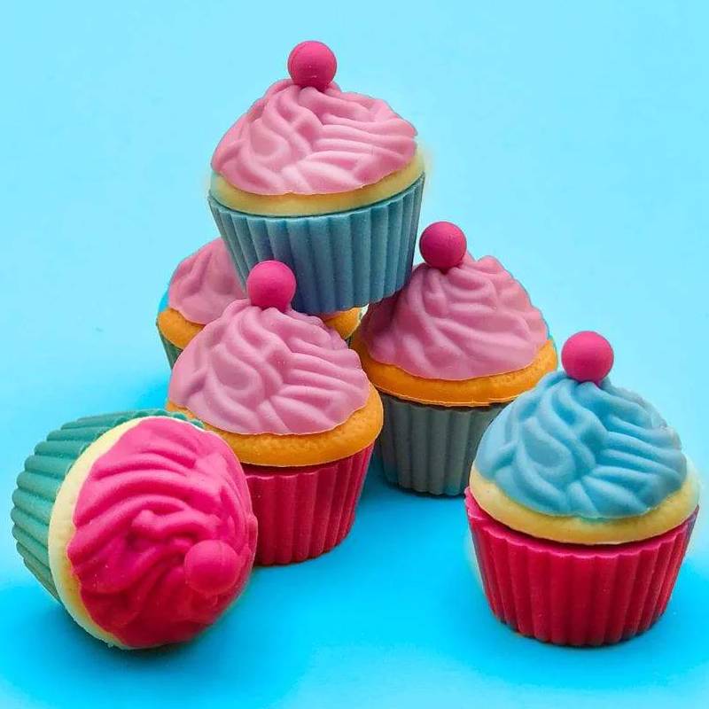 Cupcake Erasers