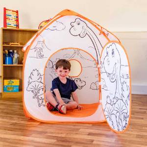 Colour Your Own Play Tent - Dinosaur