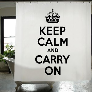 Tenda da Doccia Keep Calm and Carry On