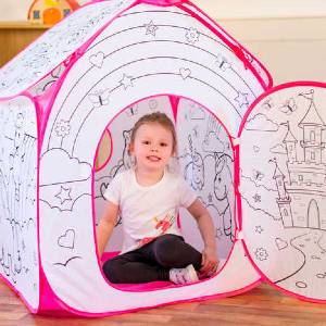 Colour Your Own Play Tent - Unicorn