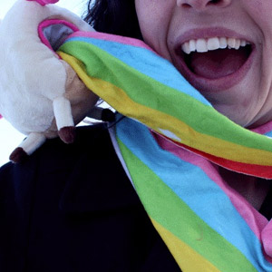 Unicorn Poop Stuffed Scarf