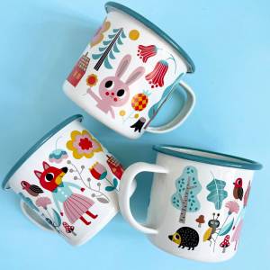 Enamel Mug Forest