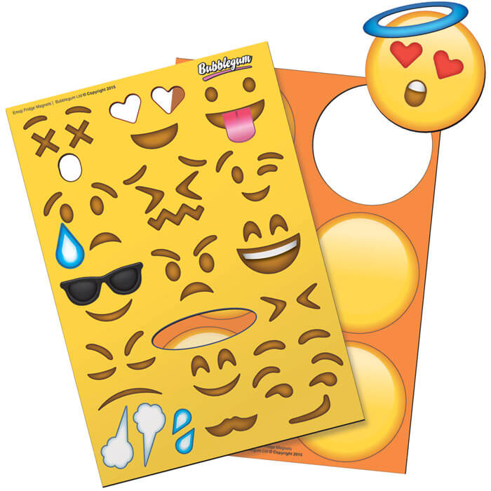 Kit Calamite Frigorifero Emoticon Fai Da Te