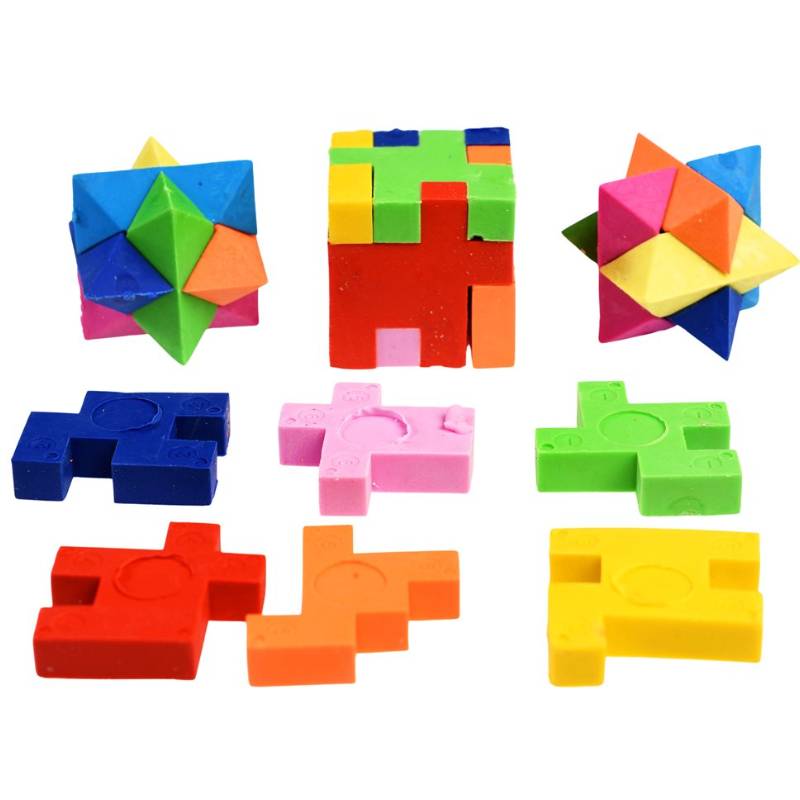3D Puzzle Erasers