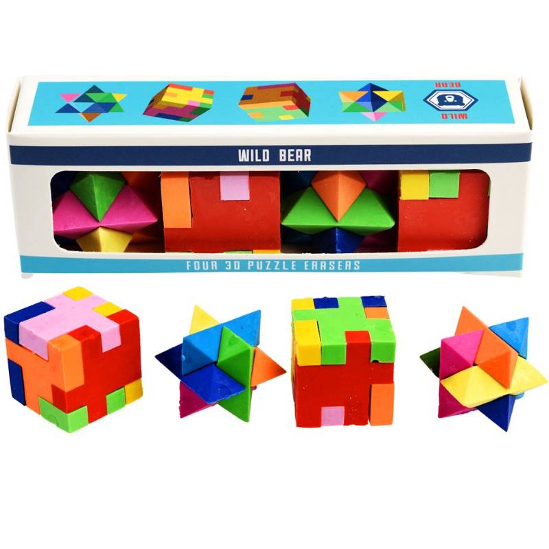 3D Puzzle Erasers