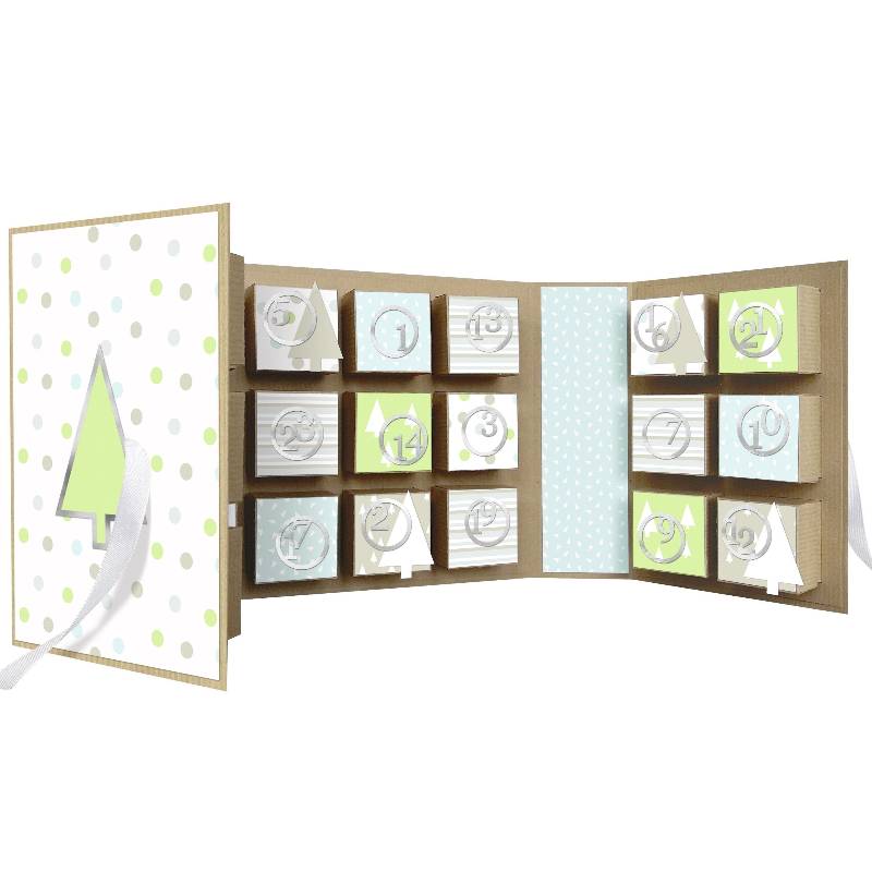 Advent Calendar Christmas Tree Craft Set