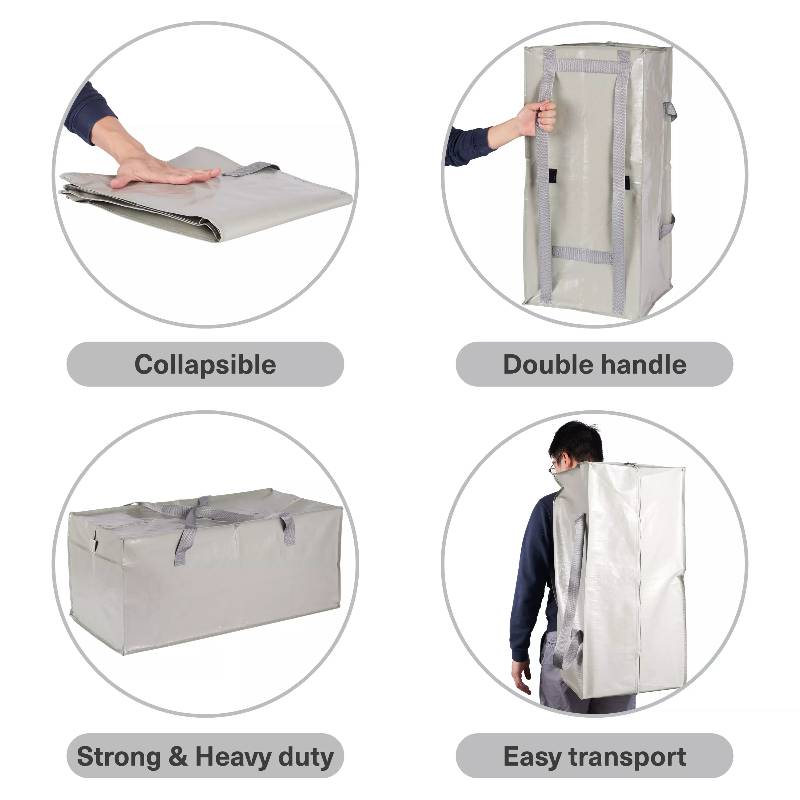 6 Heavy Duty Storage Bags