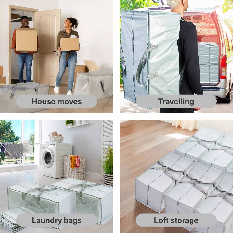 6 Heavy Duty Storage Bags