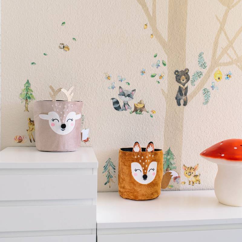 Deer & Fox Storage Baskets