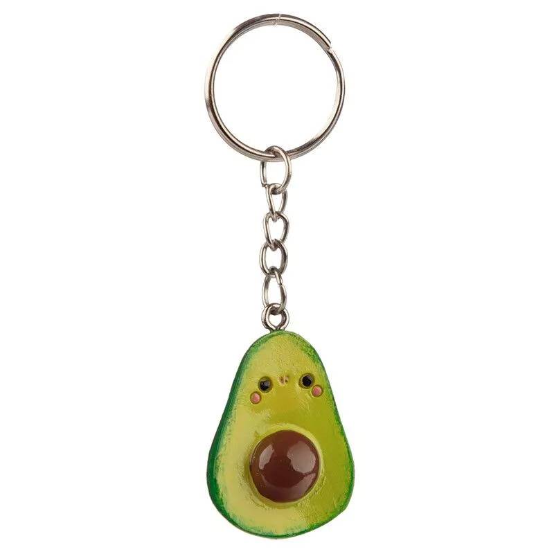 Kawaii Avocado-Schlsselanhnger