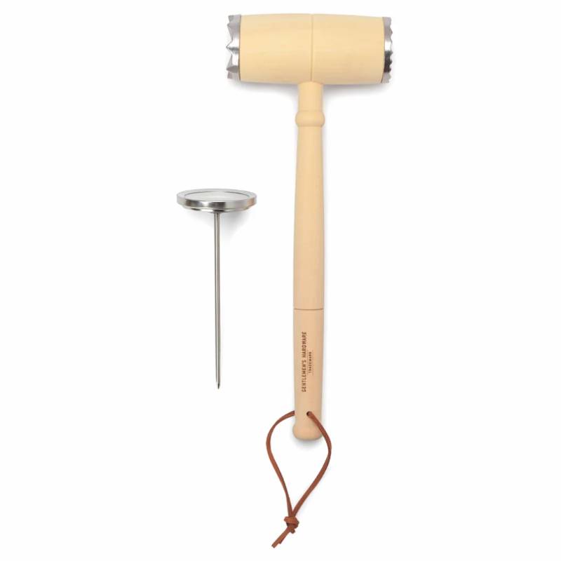 BBQ Lovers Kit with Meat Tenderizer & Thermometer