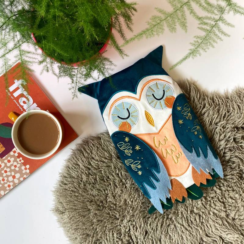 Secret Garden Owl Hot Water Bottle