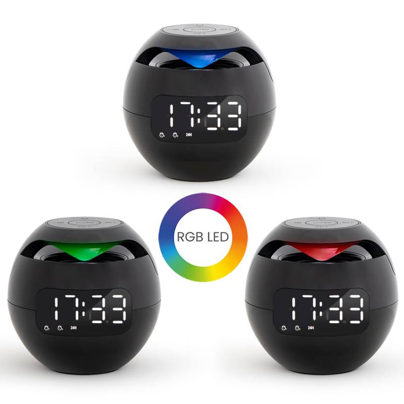 Bluetooth Compatible Alarm clock Speaker